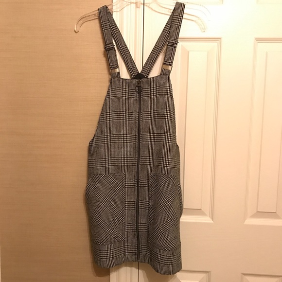 checkered overalls forever 21